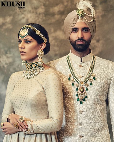 Whether you're the bride or groom, @maalalondon⁠ redefine luxury in exquisitely hand crafted jewellery pieces. TAP LINK IN BIO to see more from @maalalondon⁠ Jewellery: @maalalondon⁠ Hair and makeup: @gangamakeup⁠ Bridal Outfits: @lavanyalondon⁠ Sherwanis: @sarankohlilabel⁠ Turban: @bespoketurbans⁠ Photography: @stoyanovjones⁣⁠ Groom Jewellery, Shaadi Outfits, Bridal Jewellery Online, Engagement Dress For Bride, Bridal Sari, Classic Jewellery, Indian Illustration, Wedding Sherwani, Bridal Outfit