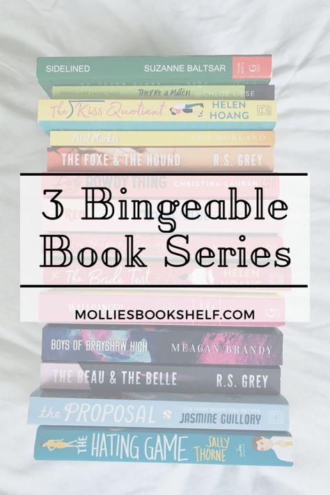 3 Bingeable Book Series Best Book Series For Women, Romance Book Series To Read, Decorating With Old Books, Romance Book Series, Penny Reid, Best Books List, Romance Series Books, Good Romance Books, Book Recs