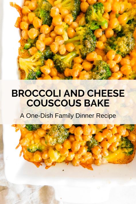 Broccoli Couscous Recipes, Couscous Broccoli Recipes, Cheesy Couscous Recipes, Dinner With Couscous, Couscous Casserole Recipes, What To Make With Couscous, Quick Couscous Recipes, Cheesy Pearl Couscous, Veggie Couscous Recipes