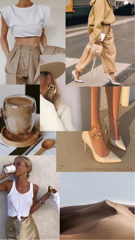 Neutral Chic | Spring Clothing Picks Vision Boarding, Stay Sane, Healthy Lifestyle Motivation, Fashion Mood Board, Classy Aesthetic, Healthy Lifestyle Inspiration, Spring Aesthetic, Beige Aesthetic, Mood Board Fashion