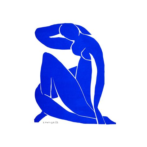 Henri Matisse, Blue Nude II, 1952 | Art Print | Canvas Print | Fine Art Poster | Art Reproduction | Archival Giclee | Gift Wrapped by ArtistLimitedPrints on Etsy Henry Matisse, Matisse Blue, Dark Navy Blue Color, Saturated Blue, Matisse Prints, Matisse Art, Linen Paper, Fine Arts Posters, Navy Blue Color