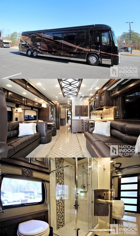 Rv Bus Luxury Rv, Luxury Rv Living, Luxury Campers, Motorhome Interior, Jet Privé, Boat Food Ideas, Luxury Motorhomes, Luxury Van, Summer Boat