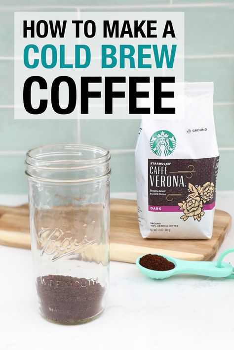 How To Make Cold Brew At Home With Instant Coffee, Cold Brew Mason Jar, Mason Jar Iced Coffee, Mason Jar Cold Brew Coffee, Cold Brew Coffee Recipe How To Make, Diy Cold Brew Coffee, Coffee Mason Jar, Perfect Iced Coffee, Iced Coffee Recipes