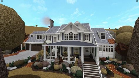 Modern Farmhouse Layout, Winter House Exterior, Farmhouse Layout, Bloxburg Room Ideas, House Plans With Pictures, Small House Layout, House Decorating Ideas Apartments, Tiny House Layout, Diy House Plans