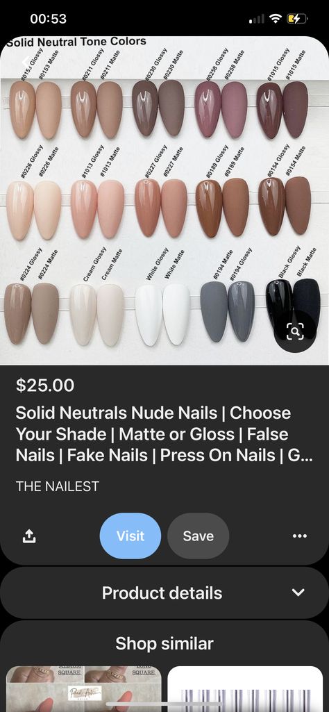 Matte Vs Shiny Nails, Bold Neutral Nails, Neutral Glossy Nails, Nail Polish Bride, Bone Colored Nails, Tone On Tone French Nails, Acrylic Nails For Wedding Bridesmaid, Nail Color With Champagne Dress, Cream Colour Nails