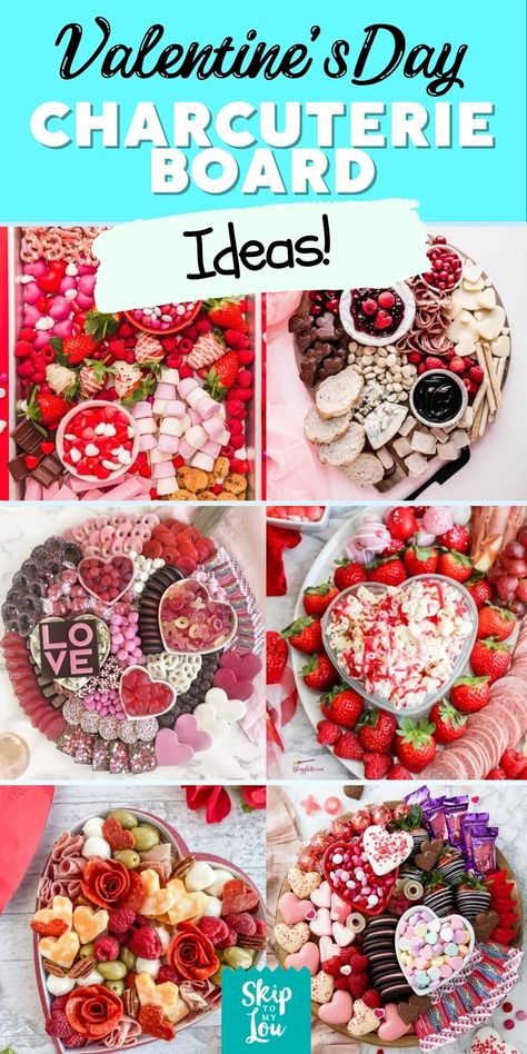 Valentines Sweet Charcuterie Board, Charcuterie Board Ideas For Valentines, Valentine Day Food Ideas For Party, Vday Appetizer, Charcuterie Board Themes Valentines, Food Boards For Parties Valentines, Board Party Ideas Valentines, Valentine’s Day Candy Board, Valentine Charturie Board