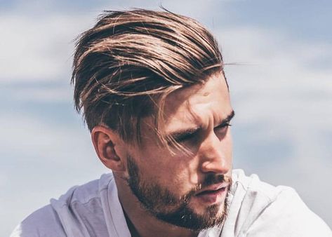 35 Best Side Swept Hairstyles For Men in 2023 Side Swept Hairstyles Men, Mens Ponytail, Shaggy Hairstyles For Men, 2023 Haircuts, Mid Haircuts, Swept Hairstyles, Side Swept Hair, Fade Undercut, Mens Haircuts Medium