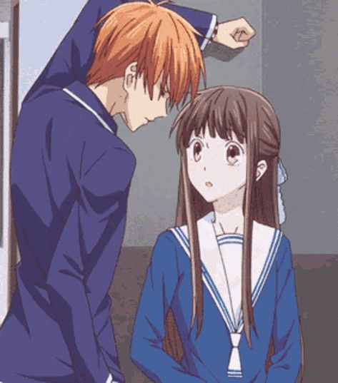 Kyo And Tohru, Fruits Basket Kyo, Fruits Basket Manga, Kyo Sohma, Tamako Love Story, Tohru Honda, Basket Anime, Shojo Anime, Fruits Basket Anime