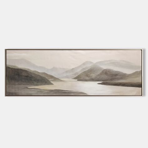 Minimal Landscape Painting, Minimalist Landscape Art, Modern Art Landscape, Texture Landscape, Brown Landscape, Minimalist Art Abstract, Grand Lake, Minimalist Landscape, Professional Painters