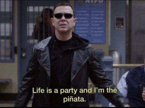 Charles Boyle, Life Is A Party, Brooklyn 99, Brooklyn Nine Nine, Film Quotes, Tv Show Quotes, Tv Quotes, Komik Internet Fenomenleri, E Card