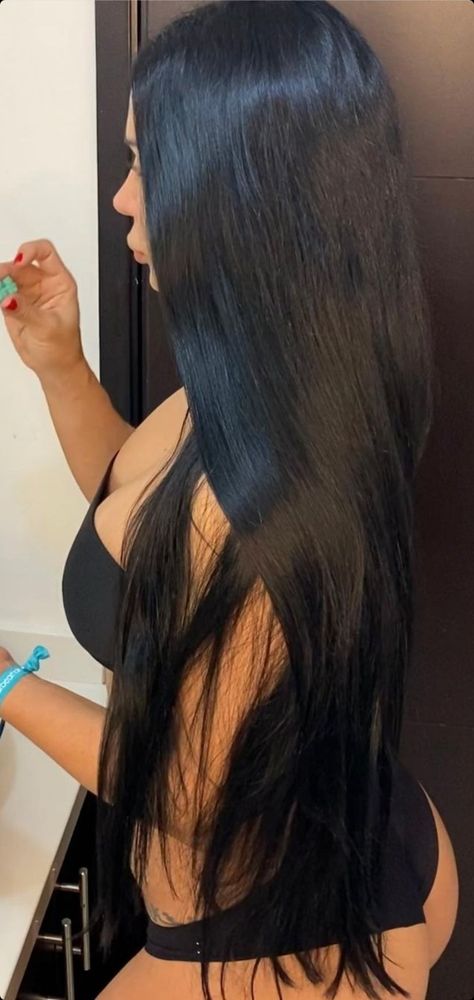 Look Kylie Jenner, Cortes De Cabello, Straight Black Hair, Long Dark Hair, 얼짱 소녀, Super Long Hair, Long Black Hair, Long Hair Women, Beautiful Long Hair