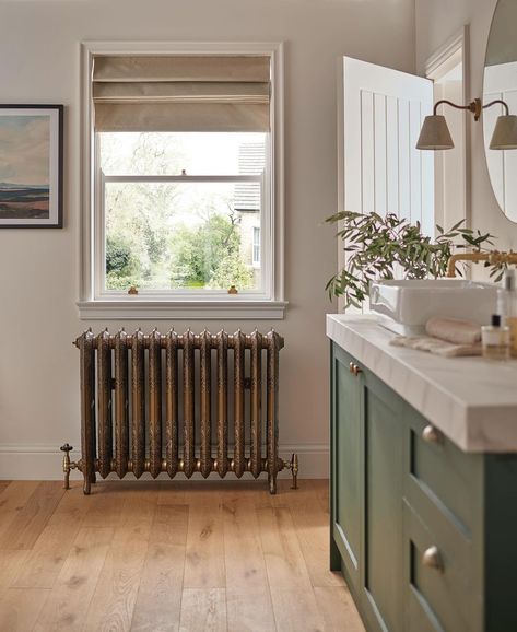 Simply Radiators | Period cast iron radiators are a captivating addition to any space. With their vintage charm and classic design, they evoke a sense of… | Instagram Bathroom Radiator, Decorative Radiators, Cast Iron Radiator, Iron Radiator, Warm Bathroom, Traditional Radiators, Radiators Modern, Bathroom Radiators, Cast Iron Radiators