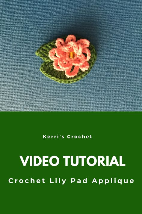 Lily Pad Crochet Pattern Free, Calla Lily Crochet Pattern Free, Crochet Lilly Pad Free Pattern, Crochet Lilly Pad, Crochet Lily Pad, Cny 2025, Artistic Activities, Crochet Lily, Crochet Pattern Tutorial