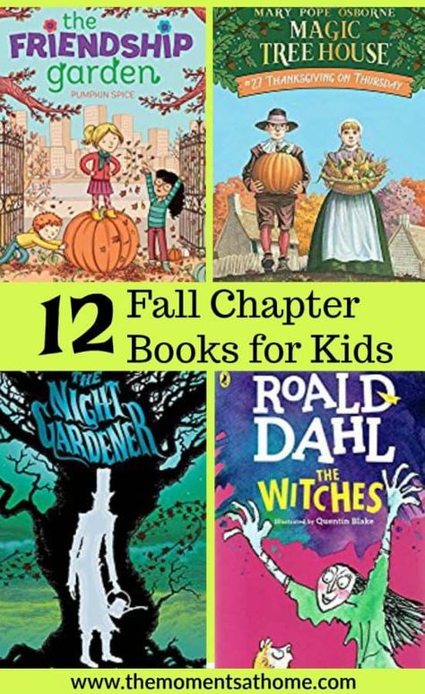 Fall Reads: Chapter Books for Kids Fall Chapter Books For Kids, Fall Reads, Fall Homeschool, Books For Fall, Books Kindergarten, Kids Chapter Books, Boys Books, Halloween Books For Kids, Reading For Kids