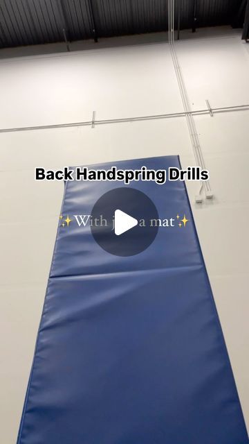 Rosie on Instagram: "Back Handspring Drills ✨With Just a Mat✨ • • • • • • • #tumbling #Gymnastics #Dancer #Dance #Gymnast #Tutorial #step #Acro #Acrobatics #TumblingTricks #Coach  #Teacher #Teach #LearnWithMe #Tumble #Cheer #Cheerleader #Flips #Backflip #tumblingislife #coachrosie #coachbridger #backhandspring #backhandspringtutorial #backhandspringdrills" Diy Gymnastics Equipment Homemade, Gymnast Conditioning, Diy Gymnastics Equipment, Tumbling Workout, Back Handspring Drills, Gymnastics Equipment For Home, Gymnastics Practice, Gymnastics Drills, Tumbling Gymnastics