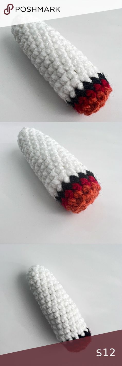 Handcrafted Crochet Catnip Filled Doobie Cat Toy Crochet Catnip Joints Pattern, Crochet Catnip Joints, Car Crochet, Cow Toys, Diy Crochet Toys, Diy Crochet Patterns, Hilarious Pictures, Crochet Cow, Halloween Toys