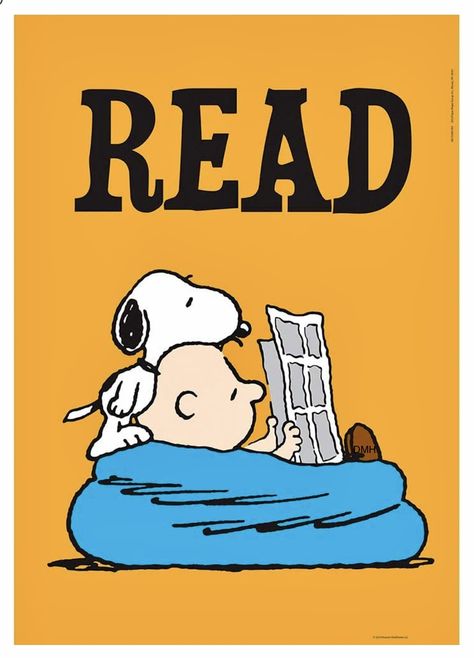 Snoopy School, Snoopy Classroom, Reading Poster, Charlie Brown Quotes, School Library Displays, Poster Classroom, Brown Theme, Reading Posters, Survival Books