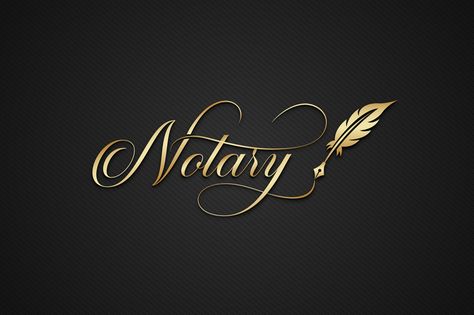 Notary Public Logo Design Notary Public Logo, Notary Logo, Notary Office, Business Marketing Gifts, Become A Notary, Notary Public Business, Vision Board Pics, Notary Signing Agent, Signing Agent