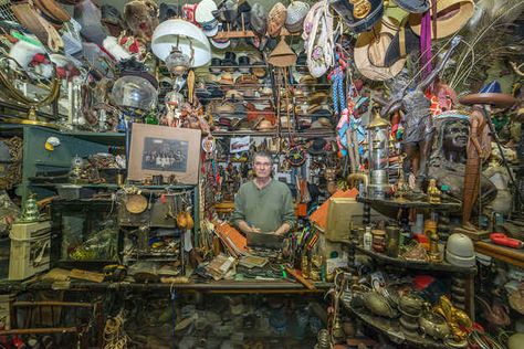 Richard, Montreal cluttered shops Maximalist Photography, City Of Ember, Shanty Town, Counter Culture, Danse Macabre, Collections Of Objects, Shop Fronts, The Guardians, Weird World