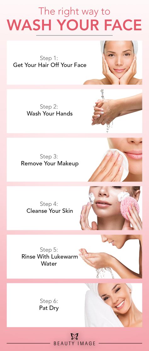 Washing your face seems like the least complicated part of your beauty routine, right? Not so much! Take a look: How To Properly Wash Your Face, Face Cleaning Routine, Washing Your Face, Female Hygiene, Esthetician Marketing, Facial Routines, Skin Lightener, Best Face Wash, Anti Aging Secrets