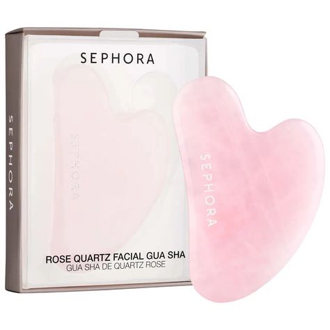 Facial Gua Sha, Rose Quartz Gua Sha, Gua Sha Massage, Sephora Beauty, Favorite Skincare Products, Skin Care Steps, Rose Quartz Stone, Skincare Tools, Sephora Collection