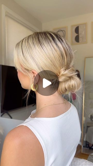 Shay Sullivan on Instagram: "The perfect bun for medium length hair 💕 I saw @truthfullycharlie do this bun tutorial & I haddd to show you guys!!" Bun For Medium Length Hair, Perfect Bun Tutorial, Guys Hairstyles, Perfect Bun, Hair Bun Tutorial, Men Hair Color, Bun Tutorial, Short Hair Pixie Cuts, Curly Hair Updo