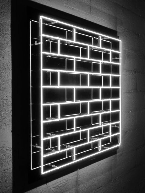 BRICK BY BRICK Brick By Brick, Photo Sculpture, Neon Jungle, Retail Lighting, Neon Wall, Neon Red, All Of The Lights, Neon Nights, Classic Preppy