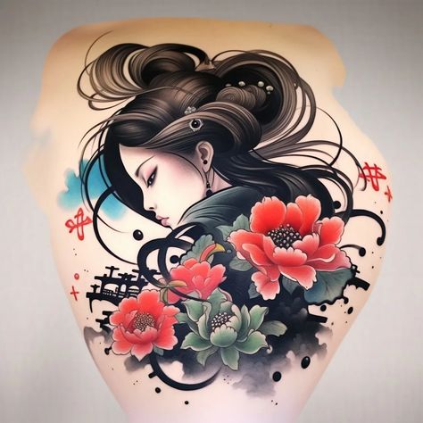 I will create a a japanese tattoo design for you Tattoo Japanese, Japanese Tattoo Designs, Custom Tattoo Design, Dream Tattoos, Design Tattoo, Japanese Tattoo, Tattoo Design, A A, Body Art