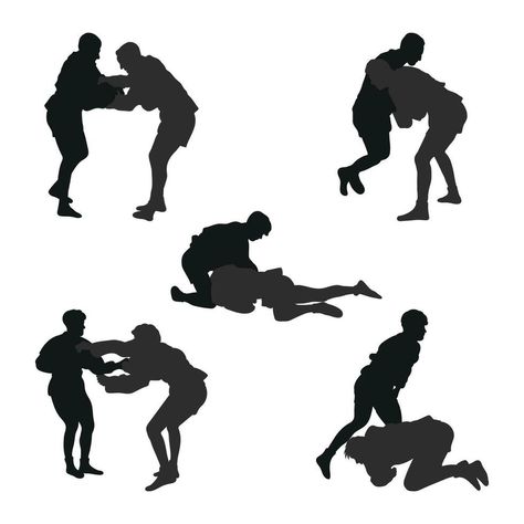 Martial Art, Martial Arts, Vector Art, Wrestling, Clip Art, Art, Jiu Jitsu