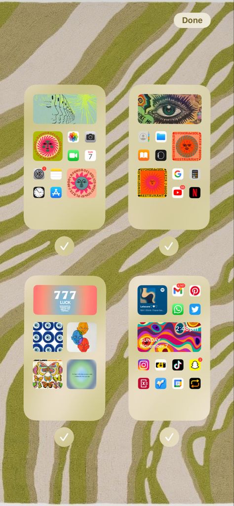 Trendy Widget Ideas, Wallpaper Trends 2023 Iphone, Cute Contact Pictures Aesthetic, Music Widget Ideas, Birthday Widget Ideas, Spiritual Iphone Layout, Ios 16 Wallpaper Hippie, 2023 Wallpaper Trends Iphone, Iphone Widget Inspiration