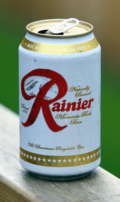 rainier.gif (400×675) Twilight Nails, Rainier Beer, Beer Ads, Old Beer Cans, Sam Elliott, Small Town Romance, Camp Style, Beer Company, Beer Cans