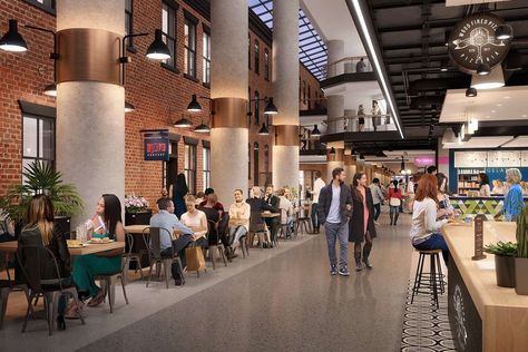 Western Market Food Hall Opening in Foggy Bottom - Thrillist Washington Dc Food, Michael Morris, Dc Food, Mall Food Court, Asian Street Food, Classic Italian Dishes, Outdoor Dining Spaces, Dc Travel, Food Hall