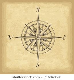 Compass Images, Vintage Compass Tattoo, Old Paper Texture, Compass Drawing, Compass Rose Tattoo, French Images, Paper Texture Background, Vintage Compass, Nautical Tattoo