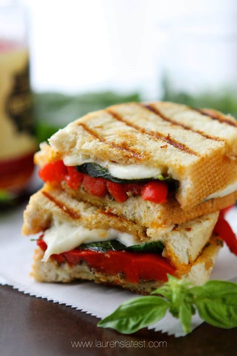 You searched for Peppers | Lauren's Latest Pesto Grilled Cheese, Grilled Sandwiches, Grill Sandwich, Gourmet Grilling, Grilled Cheese Sandwiches, Grilled Cheese Recipes, Roasted Red Pepper, Burgers Sandwiches, Delicious Sandwiches