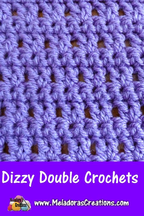 Dizzy Double crochets – Free Crochet Pattern - Meladora's Creations Granny Square Pattern Free, Angel Stitch, Hands Embroidery, Beginning Crochet, Celtic Weave, Crochet Stitches Free, Crochet Geek, Slouch Hat, Granny Squares Pattern