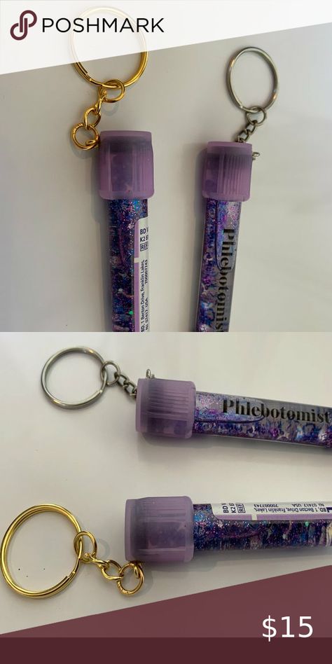 Phlebotomy Key Chain Phlebotomy Keychain, Hearts And Stars, Phlebotomy, Graduation Gifts, Key Chain, Keychains, Great Gifts, Glitter, Key