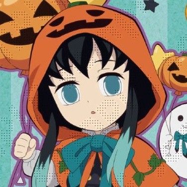 Demon Slayer Upper Moon 4, Anime Halloween, Holiday Icon, Halloween Icons, Cute Anime Wallpaper, Cute Chibi, Halloween Design, Cute Halloween, Anime Chibi