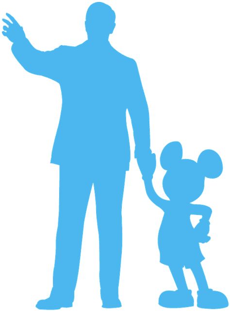 Walt Disney and Mickey silhouette - Free Vector Silhouettes | Creazilla Disneyland Silhouette, Mickey Sillouhette, Disney Character Silhouette Svg, Walt And Mickey Silhouette, Disney Castle Silhouette Wall, Walt Disney And Mickey, Disney Quote Wallpaper, Mickey Mouse Silhouette, Mouse Silhouette