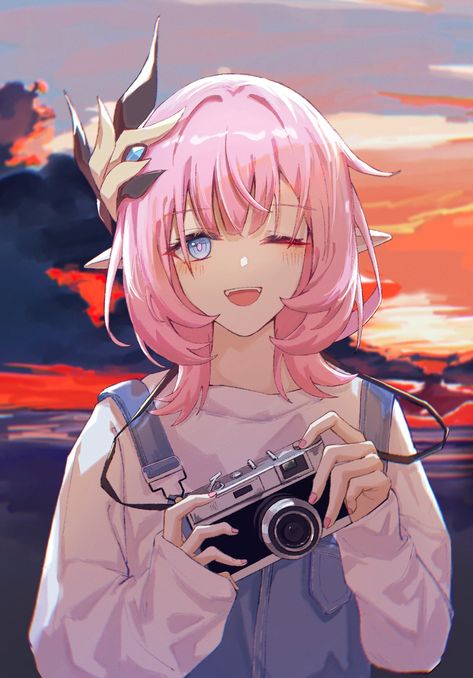 Flamechaser Honkai, Honkai Impact, Love Art, Tesla, Our Love, Elf, Anime, Pink, Quick Saves