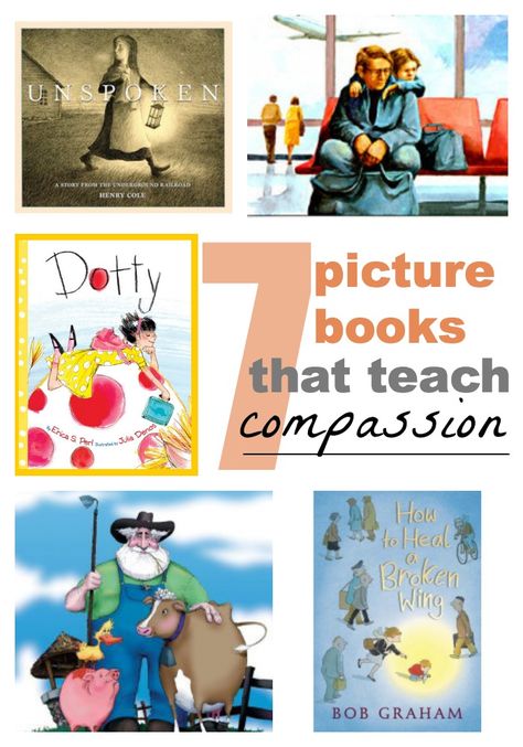 Best Picture Books for Teaching Compassion Use these picture books to teach important life lessons. Teaching Compassion, Best Picture Books, Brave Characters, The Fountainhead, 4 Hour Work Week, Morgan Brown, Tim Ferris, Books Worth Reading, Books About Kindness