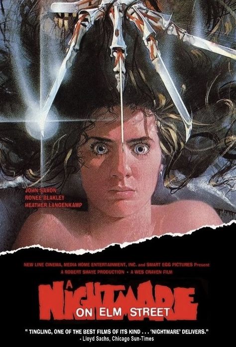 A Nightmare on Elm Street (1984) Classic Horror Movies Posters, Cult Horror, Horror Vintage, Slasher Movies, Horror Movie Icons, Film Horror, Image Film, A Nightmare On Elm Street, Horror Posters