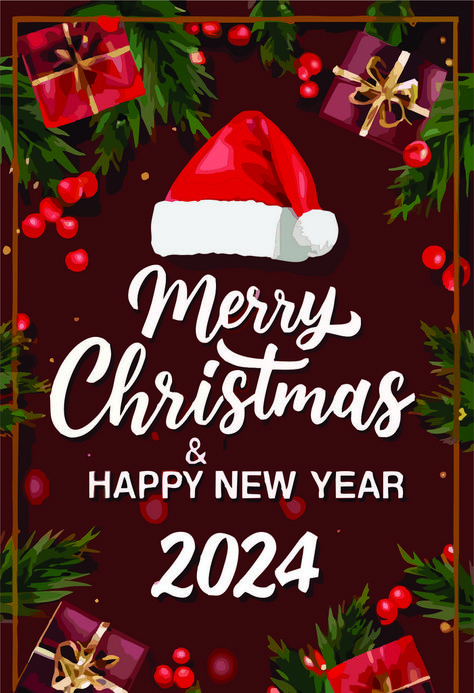 Merry Christmas New Year 2024 Decorative Flyer Template#pikbest##Templates Merry Christmas And Happy New Year 2024, Merry Christmas 2024, Wishing A Merry Christmas, Merry Christmas Logo, Chines New Year, Photo Logo Design, Tree Logos, Photo Logo, Year 2024