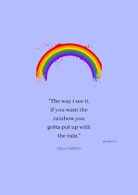 Rainbow Salt Quotes, If You Want The Rainbow You Have To, When It Rains It Pours Quotes, Quotes About Rainbows, Salt Quotes, Rainbow Quotes, Rain Tattoo, Rainbow After The Rain, Rainbow Angel