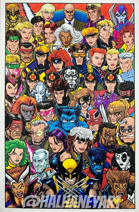 X-men Wallpaper, Marvel Comics Vintage, Xmen Art, Marvel Characters Art, Marvel Superhero Posters, X Force, Marvel Comics Wallpaper, Superhero Characters, Uncanny X-men