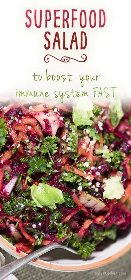 Superfood Salad to Boost Your Immune System Fast - Kind Earth Recipes Cauliflower, Salad Avocado, Diy Easy Recipes, Detox Salad, Vegan Salads, Superfood Salad, Vegan Salad Recipes, Superfood Recipes, Raw Food Diet