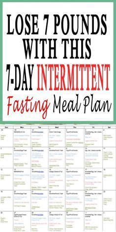 Use this 7-day intermittent fasting meal plan to start losing weight. Intermittent fasting is one of the healthiest and fastest ways to lose weight fast. This 7-day meal plan will help you lose up to 7 pounds in your first 7 days. Make sure you're doing intermittent fasting the right way with this simple meal plan. #metabolicfasting #intermittentfasting Intermittent Fasting Meal Plan, Fasting Meal Plan, Simple Meal Plan, Day Meal Plan, 7 Day Meal Plan, Ketogenic Diet Meal Plan, Slim Fast, Start Losing Weight, Fasting Diet