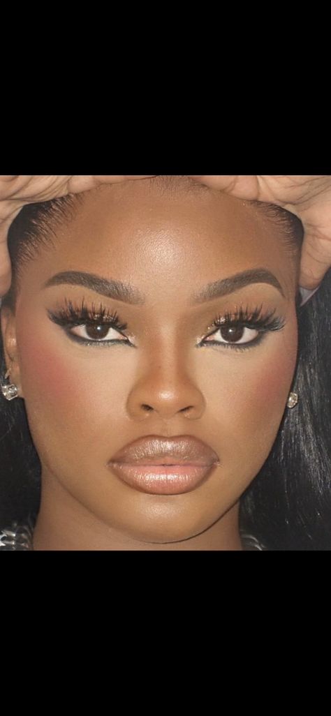 Club Makeup Looks Black Women, Jt Face Card, Siren Eyes Makeup Black Women, Jt Makeup Looks, Sims Skins, Natural Beat, Club Makeup, Woman Makeup, Beauty Tutorial