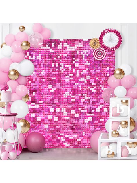 Hot Pink Shimmer Backdrop Panels 36 Pack Photography Background For Wedding Birthday Engagement Sweetheart Bachelorette Party Decoration Hot Pink         Event & Party Supplies, size features are:Bust: ,Length: ,Sleeve Length: Shimmer Backdrop, Background For Wedding, Bachelorette Party Decoration, Pink Event, Backdrop Panels, Barbie Bachelorette, Bachelorette Party Decorations, Beaded Curtains, Event Party