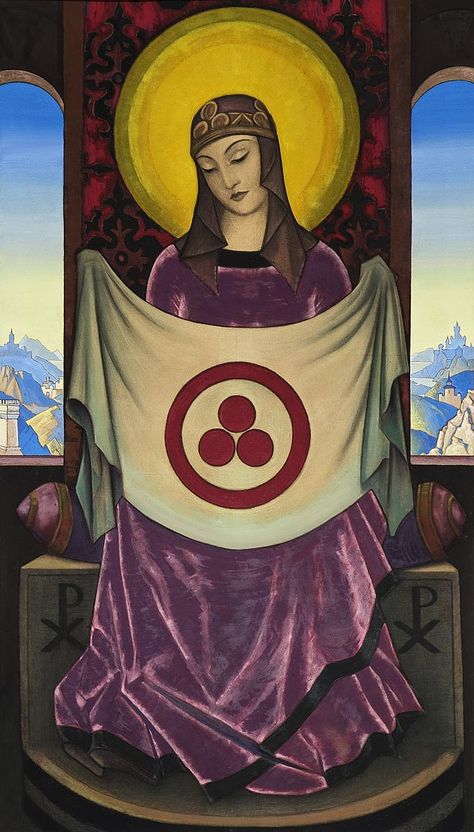 Nicholas Roerich selected paintings slideshows Nikolai Roerich, Nicholas Roerich, Spiritual Pictures, Hollow Earth, Rudolf Steiner, Planets Art, The Virgin Mary, Mark Rothko, Russian Artists