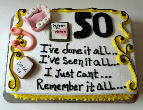 50th Birthday Cake Ideas, Funny 50th Birthday Cakes, 50th Birthday Cakes For Men, Birthday Cake Quotes, Over The Hill Cakes, Special Event Cakes, Cake Quotes, Dad Birthday Cakes, 50th Cake